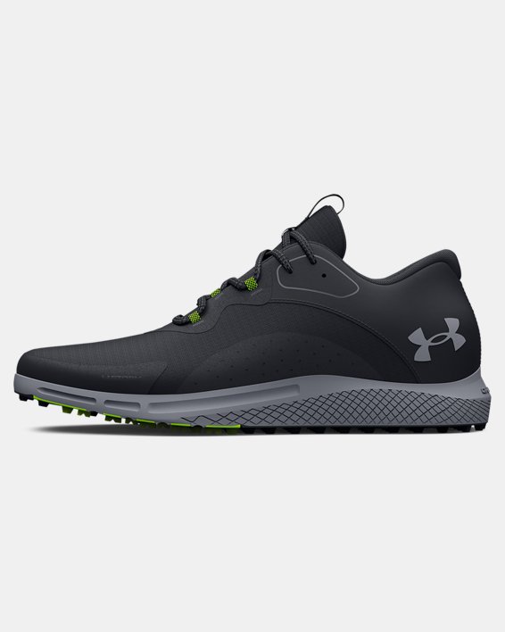 Men's UA Charged Draw 2 Spikeless Golf Shoes, Black, pdpMainDesktop image number 5